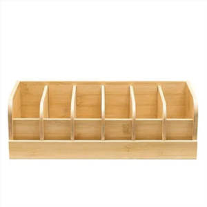 Organizador de cajones de madera clásico personalizado, alfombrillas y almohadillas de aspecto natural - Product Image 1