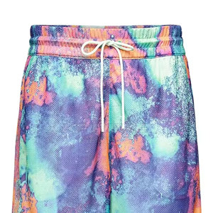 Shorts personnalisés imprimés par sublimation pour hommes, 100 % coton, couleur unie, décontractés, taille mi-haute, séchage rapide, directement de l'usine - Product Image 2