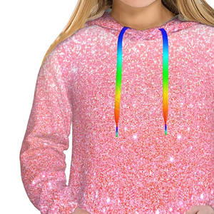 Sudadera con Capucha de Punto con Pedrería para Mujer, Estilo Urbano, Ligera y Cómoda para Invierno - Product Image 3