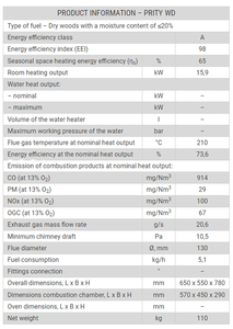 2024 Design moderne le plus vendu autoportant 5.1 Kg/h matériau en acier de cheminée à bois économe en carburant pour une utilisation en intérieur - Product Image 2