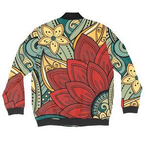 OEM ODM Diseño personalizado Hombres Mujeres Unisex Bomber Jacket All Sublimado Cremallera Material de cuero impermeable Calidad Premium Largo - Product Image 6