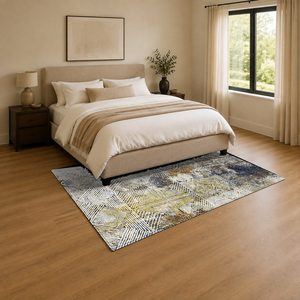 <b>RUGS</b> DEPOT LXDP-0960 Wholesale Multicolor Neutral Contemporary Abstract Digital Printed Machine Washable Chenille <b>Rug</b> <b>Non</b> <b>Slip</b> - Product Image 3