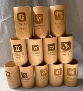 Eco <b>Bamboo</b> <b>Cups</b>-Reusable with Custom Logo for Hot & Cold Drinks VIET FARGIMEX - Product Image 1
