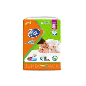 High on Demand Soft and Hygiene 7 Pack JUMBO Diapers for Daily Night use Available at Export Supply by M.D Hygiene