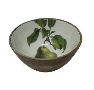 Fancy Wooden Sering Bowl Hand Crafted Round Shape Brown Color Kitchenware Food Serverware Bowl Hot Selling <b>Dinnerware</b> Use - Product Image 2