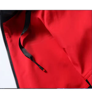 แจ็กเก็ตกันฝนแบบปักสำหรับผู้ชาย, แจ็คเก็ตลำลองมีซิปปิดมาใหม่ระบายอากาศน้ำหนักเบากันน้ำ - Product Image 3