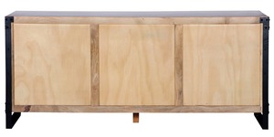 Aparador Moderno Industrial de 180 cm con 2/3 Cajones Ajustables, Mueble de Almacenamiento Ecológico y Duradero para Apartamento o Casa de Campo - Product Image 2