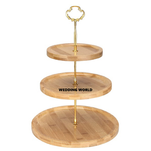 High Quality <b>Wooden</b> <b>Cake</b> <b>Stand</b> Premium Quality Handmade Fancy Hot Selling Classic Stylish Designer <b>Wooden</b> <b>Cake</b> <b>Stand</b> - Product Image 2
