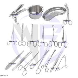 Juego quirúrgico de acero inoxidable de 20 piezas, herramientas para episiotomía y OB/GYN, suministro médico de Endochoice, Kit quirúrgico de Ginecología de uso profesional - Product Image 6