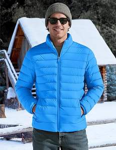 Chaqueta acolchada ligera de último diseño, chaquetas de hombre de marca personalizadas y resistentes al agua, superventas - Product Image 2