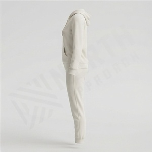 Pantalon de survêtement décontracté en polaire de polyester pour femme, taille XL, coupe ajustée, cordon élastique, vêtements de sport pour la salle de sport et le fitness - Product Image 3