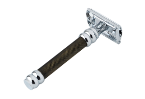 Rasoirs en laiton à dessus ouvert avec lame en acier inoxydable Porte papillon pratique pour une insertion et un retrait rapides et faciles - Product Image 5