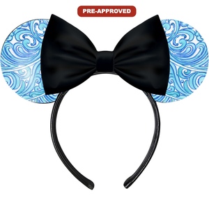 Custom Factory Order Headband with Artistic Design Made-to-Order Concept <b>Mouse</b> Ears Hair Accessory - Product Image 1