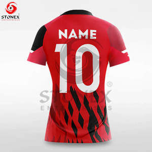 เสื้อเบสบอลสำหรับผู้หญิงเสื้อซอฟต์บอลแบบติดกระดุมเสื้อแขนสั้นระบายอากาศได้ดี - Product Image 6