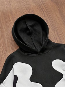 เสื้อสเวตเตอร์แขนยาวมีฮู้ดผ้าคอตตอนเนื้อนุ่มแขนยาวใส่สบายเสื้อผ้าแฟชั่นมีสไตล์สำหรับใส่ในเลานจ์หรือยิมสำหรับผู้หญิง - Product Image 6