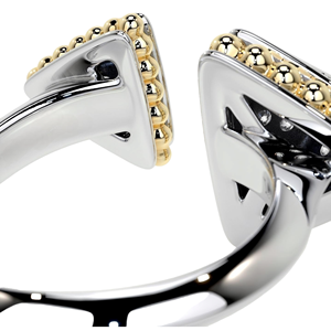 Women's Gold Triangle <b>Adjustable</b> <b>Ring</b> Labgrown Natural Diamond Jewelry Set IGI Certified for Weddings Parties Wholesale - Product Image 3