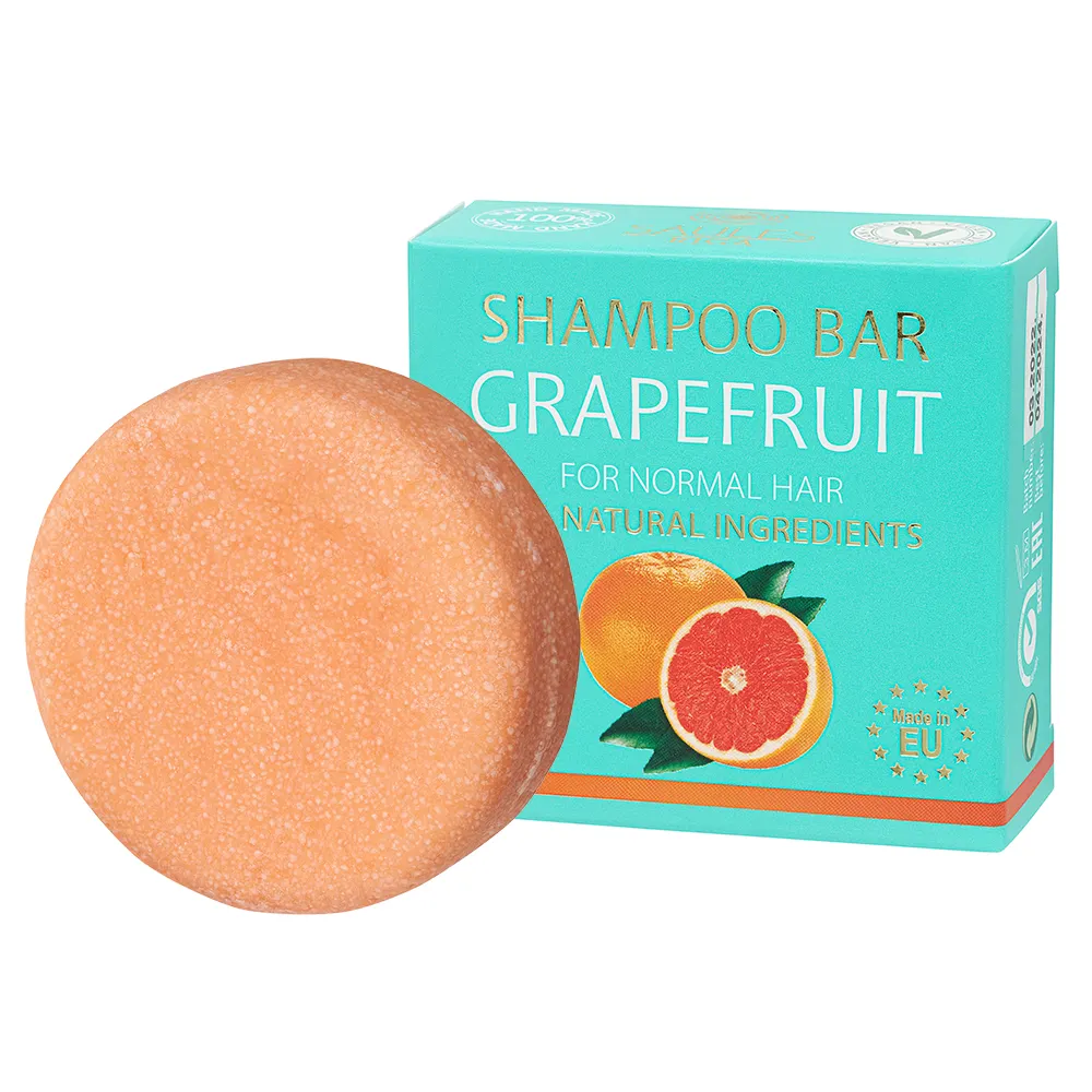 卸売OEM ODMプライベートラベルEU製ソリッドシャンプーバーGRAPEFRUIT 100% 手作りビーガンエコユニセックスヘアソープ通常の髪用