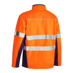 Veste de travail haute visibilité pour hommes en coton, dernier design, prix de gros, vente chaude, respirante, réfléchissante, sécurité, haute visibilité - Product Image 1