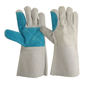 Gants de soudage en cuir industriels résistants et personnalisés, paume de pistolet, nouveaux, respirants, usage quotidien pour hommes, gants en cuir - Product Image 6