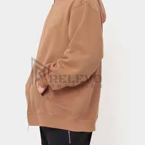 Nueva Sudadera con Capucha Personalizada con Cremallera, Sudadera de Algodón con Cremallera Completa, Estilo Desgastado y Decolorado por el Sol, Sudadera Holgada para Hombre - Product Image 6