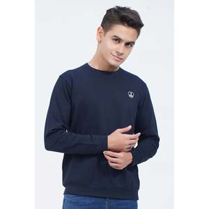 Custom logo Men's BAILZ Crew Neck Sweatshirt Long Sleeves Anti-Wrinkle & Anti-Shrink 3D Embroidered Screen <b>Printed</b> Sizes XXS XL - Product Image 1