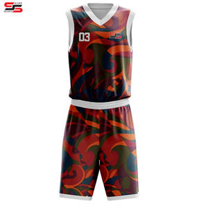 Ensemble d'uniformes de basketball personnalisés, tissu respirant, maillot imprimé, shorts pour les athlètes, les écoles, les événements sportifs, taille plus - Product Image 1
