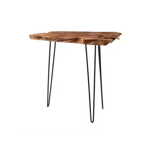 New Collection Wooden Metal Legs Restaurant <b>Table</b> Modern Designs <b>High</b> Quality Export Direct Factory From Central Java Indonesia - Product Image 1