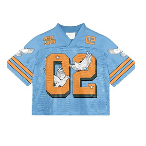 Venta al por mayor camisetas de fútbol americano uniformes de fútbol americano bordado aceptado tamaños personalizados colores aceptados - Product Image 5