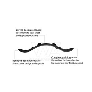 Adjustable Breathable Weightlifting <b>Arm</b> Blaster for Triceps & Bicep Workouts-Gym Training Fitness Safety Equipment - Product Image 2