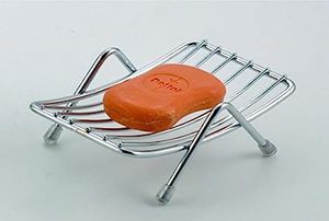 Porte-savons en acier inoxydable à égouttage automatique, porte-savon en métal Durable, porte-savon créatif, articles de salle de bain, porte-savon imbriqué - Product Image 4