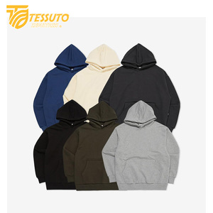 เสื้อสเวตเตอร์มีฮู้ดของผู้ชายเสื้อสเวตเตอร์มีฮู้ดปัก3D โลโก้ที่กำหนดเองผ้าฟลีซผ้าฝ้าย100% ขนาดพิเศษระบายอากาศ - Product Image 1