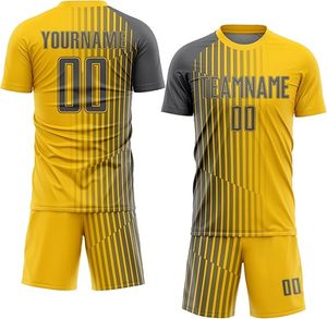 ชุดฟุตบอลแบบซับลิเมชั่นสั่งทำพิเศษปี 2025 เสื้อฟุตบอลทรงเข้ารูประบายอากาศได้ดี ดีไซน์ชุดกีฬาทีม OEM ล่าสุด - Product Image 1