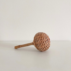 Baby Shower Gift Handmade Rattan Wooden <b>Bell</b> Rattles <b>Hand</b> Shake Rattle Teether for Infants Export From Vietnam - Product Image 3