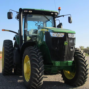 รถแทรกเตอร์มือสอง John Deere 7230R 75 แรงม้า ขับเคลื่อน 4 ล้อ เทคโนโลยีปั๊มเครื่องยนต์ขั้นสูง มอเตอร์ 5600 กก. เหมาะสำหรับฟาร์มสมัยใหม่ ทุ่งนาขนาดใหญ่ ขาย - Product Image 1