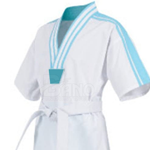 Fabricante profesional colores personalizados y logotipo hombres 100% algodón uniforme de Taekwondo de alta calidad para ropa de competición - Product Image 2