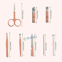 Juego de Manicura y Pedicura Unisex de Acero Inoxidable, Lujoso, de Alta Calidad y Ligero para Bebés