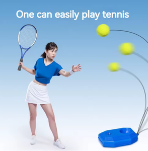 Yellow Rubber Tennis <b>Balls</b> with Rope High <b>Bounce</b> Training Sports <b>Ball</b> for Practice Competition Pet Play - Product Image 2