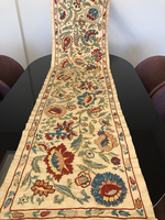 Kettenstich-Stickerei Stoff für Brautkleider Formelle Kleider Hochzeitsstoff Kundenspezifischer Hersteller OEM ODM Textillieferant Indien