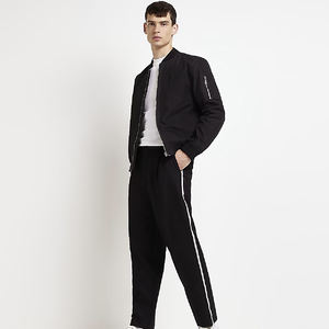 Chaqueta de bombardero cortavientos deportiva de invierno al aire libre de Color sólido con logotipo personalizado, nueva llegada de alta calidad, cuello levantado, grosor fino - Product Image 2