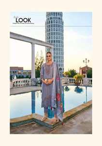 Magnifique ensemble Kurti, pantalon et dupatta en pur coton pour occasions spéciales, avec broderie fantaisie Organa et accessoires faits main, à vendre. - Product Image 3