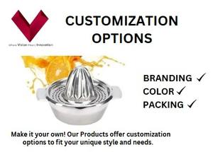 Exprimidor de Limones de Acero Inoxidable Diseñado para Obtener Máximo Jugo con Mínimo Esfuerzo, Rallador de Cáscara de Fruta para Cócteles - Product Image 3