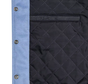 Veste universitaire Letterman de baseball personnalisée de haute qualité du fabricant OEM hommes coupe-vent chenille broderie tissu de coton décontracté - Product Image 4