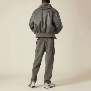 Chaquetas de satén personalizadas para hombre Chaqueta de equipo deportivo de satén de béisbol Tasa de venta total 2025 Chaqueta de satén - Product Image 4