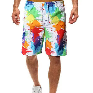 กางเกงขาสั้นผู้ชายดีไซน์ใหม่ทันสมัยสำหรับวันหยุดฤดูร้อน เหมาะสำหรับออกกำลังกาย วิ่ง ระบายอากาศได้ดี ขายส่ง ผ้าแคนวาสเรียบง่าย สไตล์ลำลอง ใส่เล่นกีฬาในยิม - Product Image 1