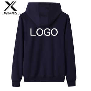 Pull-over zippé en maille durable automne-hiver 100 % coton molletonné pour hommes et femmes, personnalisable avec broderie - Product Image 3