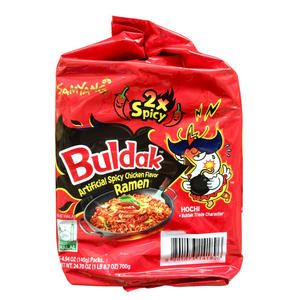 Los Fideos Instantáneos Coreanos Más Picantes, Samyang 2X Picante, Ramen de Pollo Picante en Tazón de 105 g con Sabor Picante y Ligeramente Picante HALAL, Paquete a Granel - Product Image 5