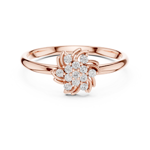 10K Custom Letter <b>Ring</b> <b>for</b> <b>Couples</b> Unique Gift - Product Image 2