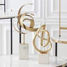 Décoration d'intérieur Silver Acrobat Heart Sculpture Statue d'amour abstraite moderne pour la décoration de la maison ou du bureau - Product Image 5