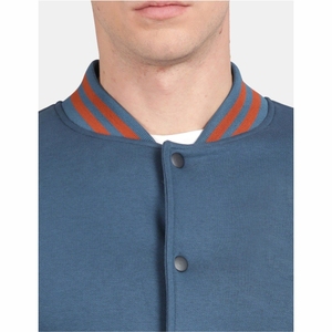 Chaqueta de béisbol universitaria para hombre OEM Custom Team Varsity Letterman Jacket Chaqueta de bombardero de invierno de alta calidad - Product Image 4