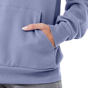 Servicios ODM y OEM, Sudadera con Capucha de Invierno para Mujer, Tejida, 100% Algodón, Felpa, de Alta Calidad, con Bolsillo Canguro Frontal, Personalizable - Product Image 5